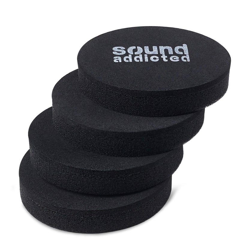 Sound Addicted Isolation Pads for Soundbar - Anti Vibrations Foam Pads Feet (4Pack) 2.5'' x 0.65'' Suitable for Most Sound bars - BarPads (Round) - Image 2